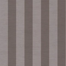 Kép 1/3 - Casadeco Elegáns csíkos sötétbarna vinyl tapéta Five O'Clock Stripe Noir Poivre 53 cm X 10 m