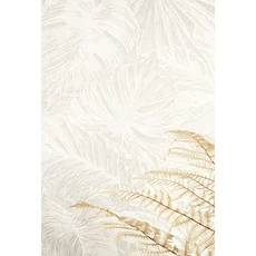 Kép 3/3 - Casadeco Pálmalevél mintás fehér vinyl tapéta Granada Blanc 53 cm X 10 m