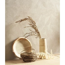 Kép 3/3 - Casadeco Levélmintás elegáns drapp vinyl tapéta Masaya Taupe 53 cm X 10 m