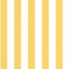 Kép 1/3 - Casadeco Csíkos klasszikus sárga vlies tapéta Olympe Citron 53 cm X 10 m