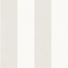 Kép 1/3 - Casadeco Szövethatású széles csíkos világosszürke vinyl tapéta Williamsburg Rayure Blanc/Gris 53 cm X 10 m