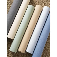 Kép 3/3 - Casadeco Szövethatású drapp mosható vinyl tapéta Denim Beige Coton 53 cm X 10 m