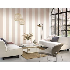 Kép 3/3 - Casadeco Vastag csíkos klasszikus bézs vlies tapéta Bruges Dune 53 cm X 10 m