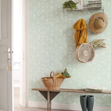 Kép 3/3 - Casadeco Pitypangos romantikus zöld vlies tapéta Herbier Vert Aloe 53 cm X 10 m