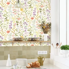 Kép 3/3 - Casadeco Pipacsos színes vlies tapéta Fleurs Des Champs Bouquet 53 cm X 10 m