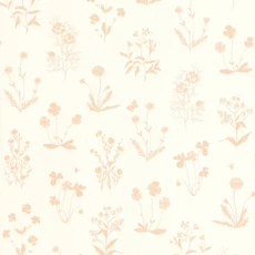 Kép 1/3 - Casadeco Pitypangos romantikus rózsaszín-bézs vlies tapéta Herbier Rose Nude 53 cm X 10 m