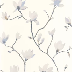 Kép 1/3 - Casadeco Magnóliás szürke vlies tapéta Florescence Suzhou Gris Bleute 53 cm X 10 m