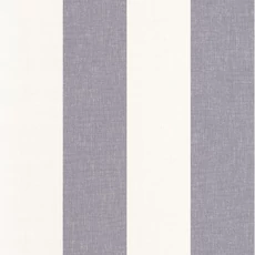 Kép 1/3 - Casadeco Szövethatású széles csíkos sötétkék vinyl tapéta Williamsburg Rayure Nocturne 53 cm X 10 m