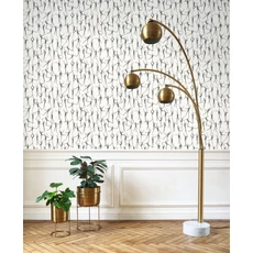 Kép 3/3 - Casadeco Modern fehér-fekete vlies tapéta táncosokkal Alberto Noir Gravure 53 cm X 10 m