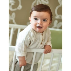 Kép 3/3 - Casadeco Nyuszi rajzos keki zöld vlies tapéta Funny Bunny Vert Kaki 53 cm X 10 m