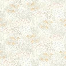 Kép 1/3 - Casadeco Elegáns virág mintás zöld vlies tapéta Flowered Grove Vert Amande 53 cm X 10 m