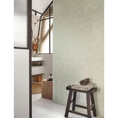 Kép 3/3 - Casadeco Geometriai mintás modern drapp vlies tapéta Kensai Bleu nuage 53 cm X 10 m