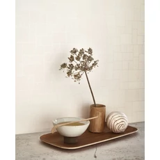 Kép 3/3 - Casadeco Geometriai mintás modern törtfehér vlies tapéta Kensai Blanc Polaire 53 cm X 10 m