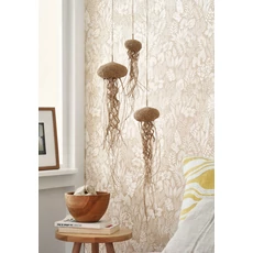 Kép 3/3 - Casadeco Egzotikus levélmintás bézs vinyl tapéta Napa Valley Naturel 53 cm X 10 m