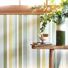 Kép 3/3 - Casadeco Modern csíkos zöld vinyl tapéta Venice Beach Venice Beach 53 cm X 10 m