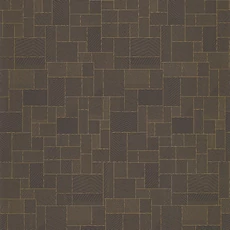 Kép 1/3 - Casadeco Geometriai mintás modern arany-fekete vlies tapéta Kensai Noir Fusain53 cm X 10 m