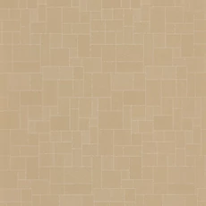 Kép 1/3 - Casadeco Geometriai mintás modern barna vlies tapéta Kensai Noisette 53 cm X 10 m