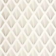 Kép 1/3 - Casadeco Art deco elegáns arany-fehér vlies tapéta Chrysler Blanc Neige 53 cm X 10 m