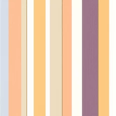 Kép 1/3 - Casadeco Modern csíkos lila-sárga vinyl tapéta Venice Beach Crepuscule 53 cm X 10 m