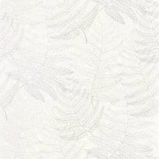 Kép 1/3 - Casadeco Páfrány mintás fehér vinyl tapéta Yosemite Blanc Coton 53 cm X 10 m