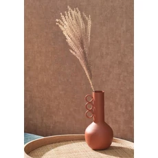 Kép 3/3 - Casadeco Texturált rézvörös vinyl tapéta Empreinte Cuivre 53 cm X 10 m