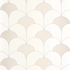 Kép 1/3 - Casadeco Elegáns Art deco arany-fehér vlies tapéta Theatre Blanc Neige 53 cm X 10 m