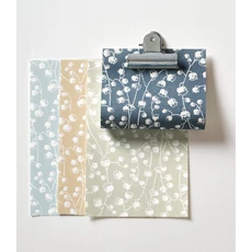 Kép 3/3 - Casadeco Romantikus gyöngyvirágos bézs vlies tapéta Lily Of The Valley Ficelle 53 cm X 10 m