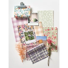 Kép 3/3 - Casadeco Színes bogyós romantikus zöld-rózsaszín vlies tapéta Cherry Blanc/Rose 53 cm X 10 m