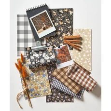 Kép 3/3 - Casadeco Színes bogyós romantikus kék-barna vlies tapéta Cherry Naturel/Bleu 53 cm X 10 m