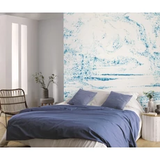 Kép 2/2 - Casadeco Modern kék vlies poszter tapéta Blotter Bleu Ocean 480 cm X 3,1 m