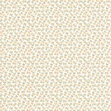 Kép 1/3 - Casadeco Romantikus apró virágos barna vlies tapéta Darwin Tulip Camel/Rose 53 cm X 10 m