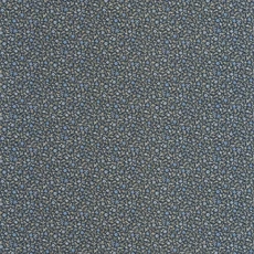 Kép 1/3 - Casadeco Apró virág mintás romantikus sötétkék vlies tapéta Myosotis Bleu Nuit 53 cm X 10 m