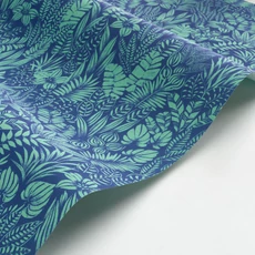 Kép 2/3 - Casadeco Egzotikus levélmintás kék-zöld vinyl tapéta Napa Valley Indigo/Menthe 53 cm X 10 m