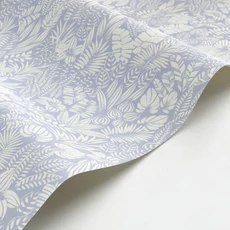 Kép 2/3 - Casadeco Egzotikus levélmintás világoskék vinyl tapéta Napa Valley Bleu Vintage 53 cm X 10 m