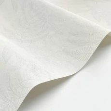 Kép 2/3 - Casadeco Páfrány mintás fehér vinyl tapéta Yosemite Blanc Coton 53 cm X 10 m