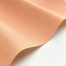 Kép 2/3 - Casadeco Szövethatású narancssárga mosható vinyl tapéta Denim Melon 53 cm X 10 m