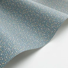 Kép 2/3 - Casadeco Apró virág mintás romantikus pávakék vlies tapéta Myosotis Bleu Paon 53 cm X 10 m