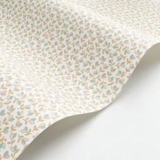 Kép 2/3 - Casadeco Romantikus apró virágos barna vlies tapéta Darwin Tulip Camel/Rose 53 cm X 10 m