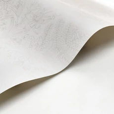 Kép 2/3 - Casadeco Botanikai mintás modern bézs vlies tapéta Esquisse Beige Lin 53 cm X 10 m