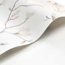 Kép 2/3 - Casadeco Magnóliás bézs vlies tapéta Florescence Suzhou Beige Lin 53 cm X 10 m