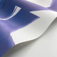 Kép 2/3 - Casadeco Modern kék vlies tapéta absztrakt mintával Not a Circle Bleu Indigo 53 cm X 10 m