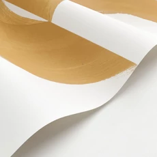 Kép 2/3 - Casadeco Modern sárga vlies tapéta absztrakt mintával Not a Circle Jaune D'or 53 cm X 10 m