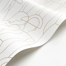 Kép 2/3 - Casadeco Bézs modern mintás vlies tapéta Model Beige Ficelle 53 cm X 10 m