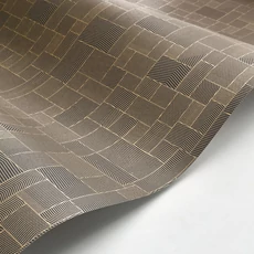 Kép 2/3 - Casadeco Geometriai mintás modern arany-fekete vlies tapéta Kensai Noir Fusain53 cm X 10 m