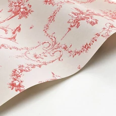 Kép 2/3 - Casadeco Klasszikus ornamentikás piros vlies tapéta Corne D'Abondance Rouge Carmin 53 cm X 10 m