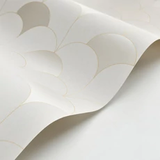 Kép 2/3 - Casadeco Elegáns Art deco bézs vlies tapéta Theatre Beige Lin 53 cm X 10 m