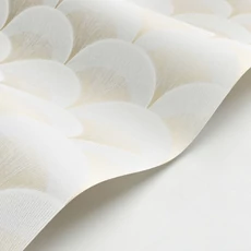 Kép 2/3 - Casadeco Elegáns art deco bézs-arany vlies tapéta Broadway Beige Lin 53 cm X 10 m