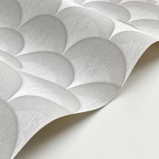 Kép 2/3 - Casadeco Elegáns art deco szürke vlies tapéta Broadway Taupe 53 cm X 10 m