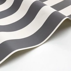 Kép 2/3 - Casadeco Klasszikus fekete csíkos vinyl tapéta Baltic Rayure Charbon 53 cm X 10 m