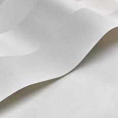 Kép 2/3 - Casadeco Vastag csíkos klasszikus gyöngyházas ekrü vlies tapéta Bruges Nacre 53 cm X 10 m